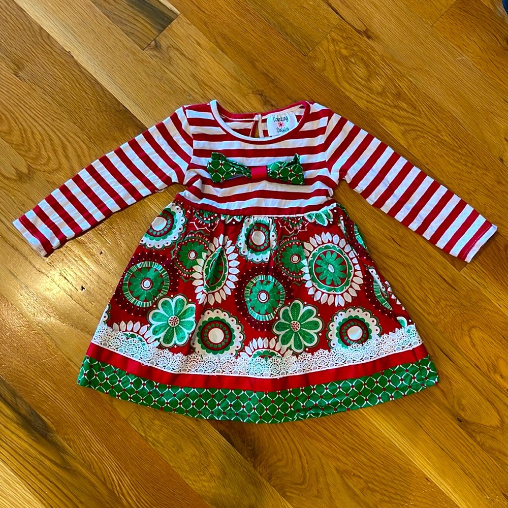 Counting Daisies Christmas Dress